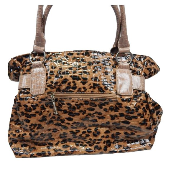 Yesir Bags Leopard Print Western Handbag Womens NW - Picture 2 of 10